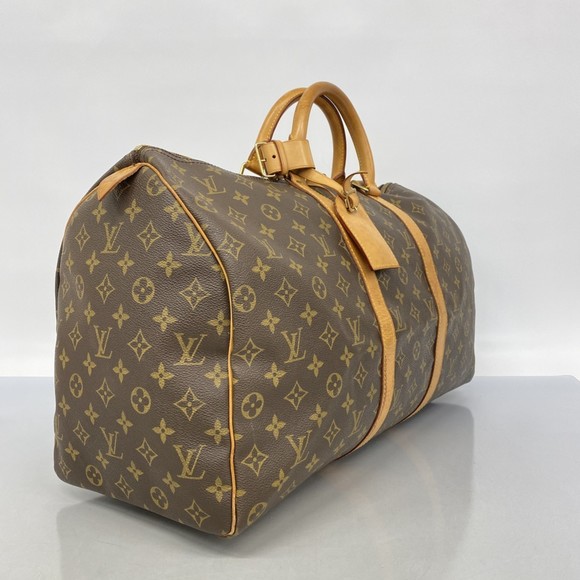 Louis Vuitton Monogram Keepall 50 Boston Bag M41426 Brown Men's and Women's - Picture 2 of 10
